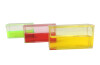 Fidget Ooze Tubes - B (3x Rectangle) Yellow, Red And Green