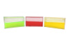 Fidget Ooze Tubes - B (3x Rectangle) Yellow, Red And Green