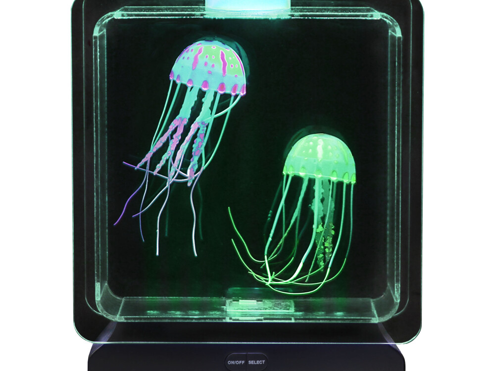 Jelly Fish Tank Square (interchangeable Eu/uk Adapter)