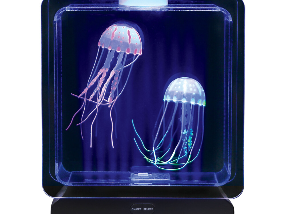 Jelly Fish Tank Square (interchangeable Eu/uk Adapter)