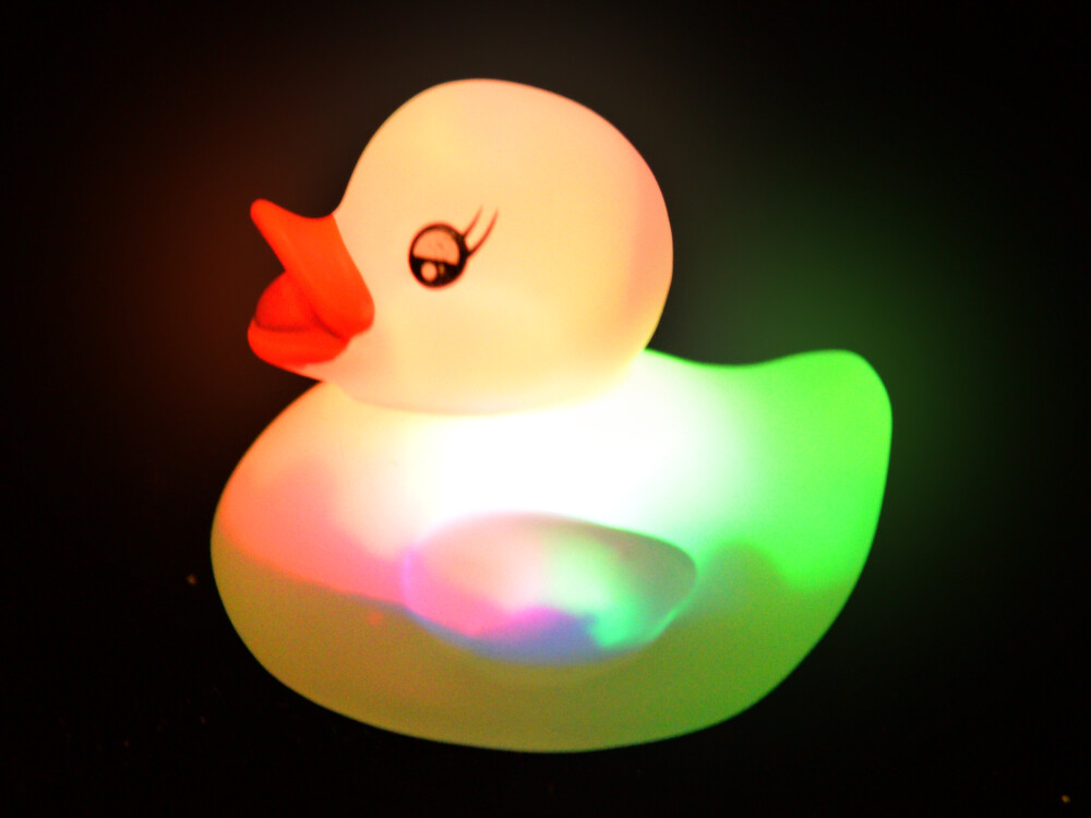 Pack Of 4 Flashing Duck Family (battery Operated - Included)