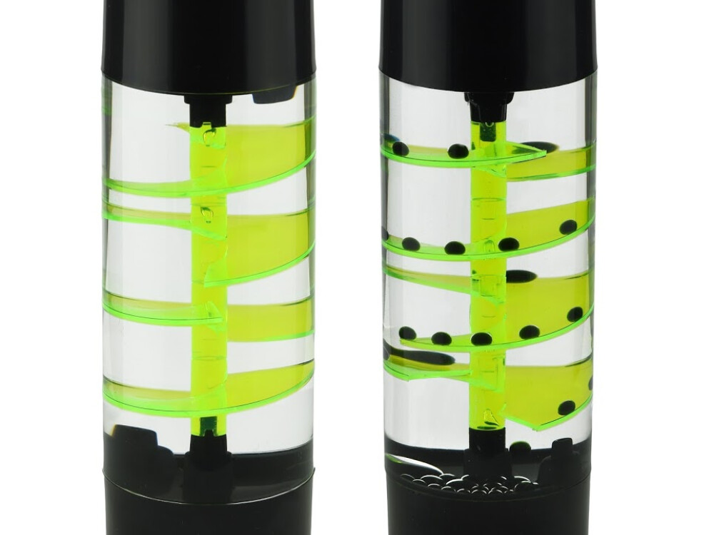 Green & Black Spiral Liquid Timer