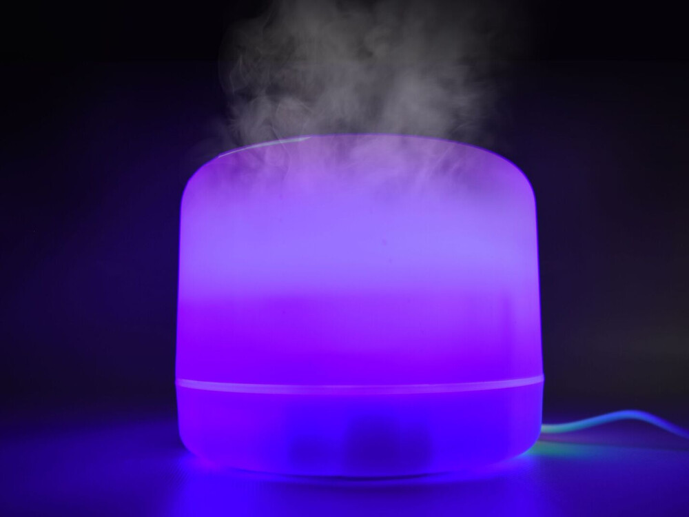 Colour Changing Aroma Diffuser (bluetooth And Speaker) (ineterchangeable Adapter)