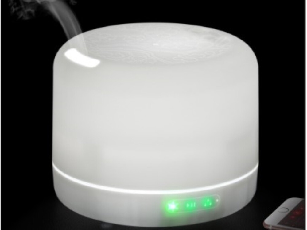 Colour Changing Aroma Diffuser (bluetooth And Speaker) (ineterchangeable Adapter)