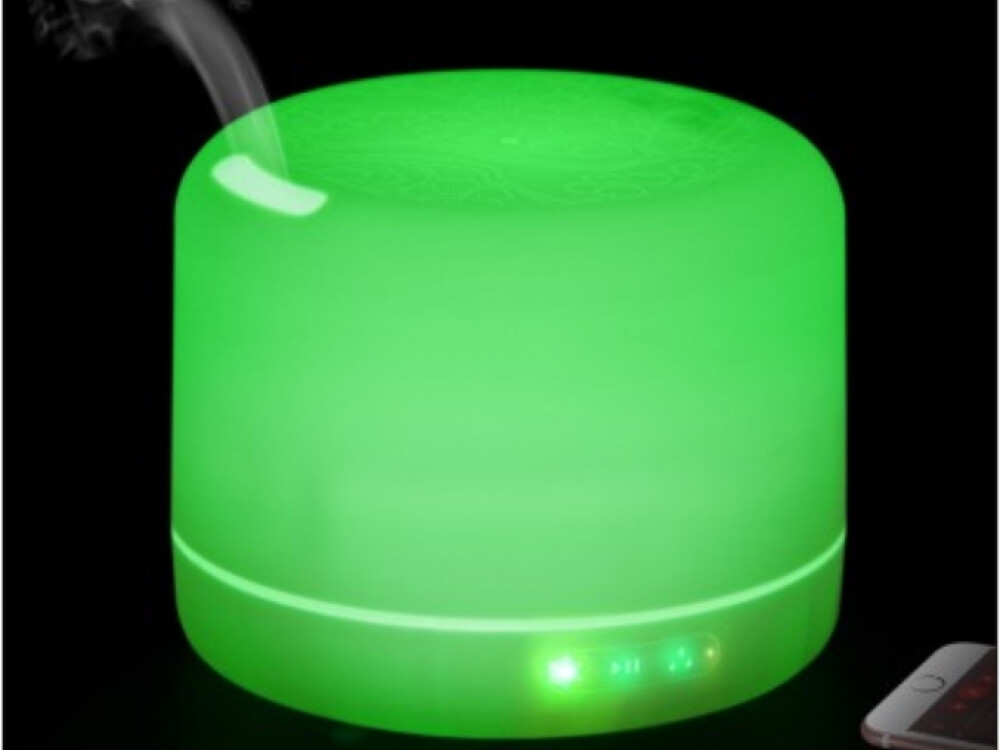 Colour Changing Aroma Diffuser (bluetooth And Speaker) (ineterchangeable Adapter)