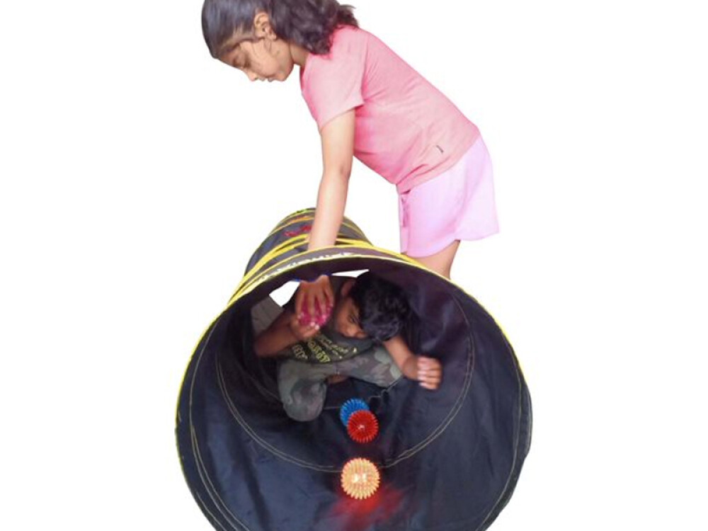 Sensory Pop Up Tunnel With Led Balls