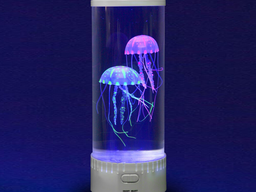 Jelly Fish Round Tank - White (interchangeable Eu/uk Adapter)