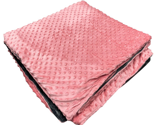 5kg Weighted Blanket Large (150 X 200cm) Pink/grey