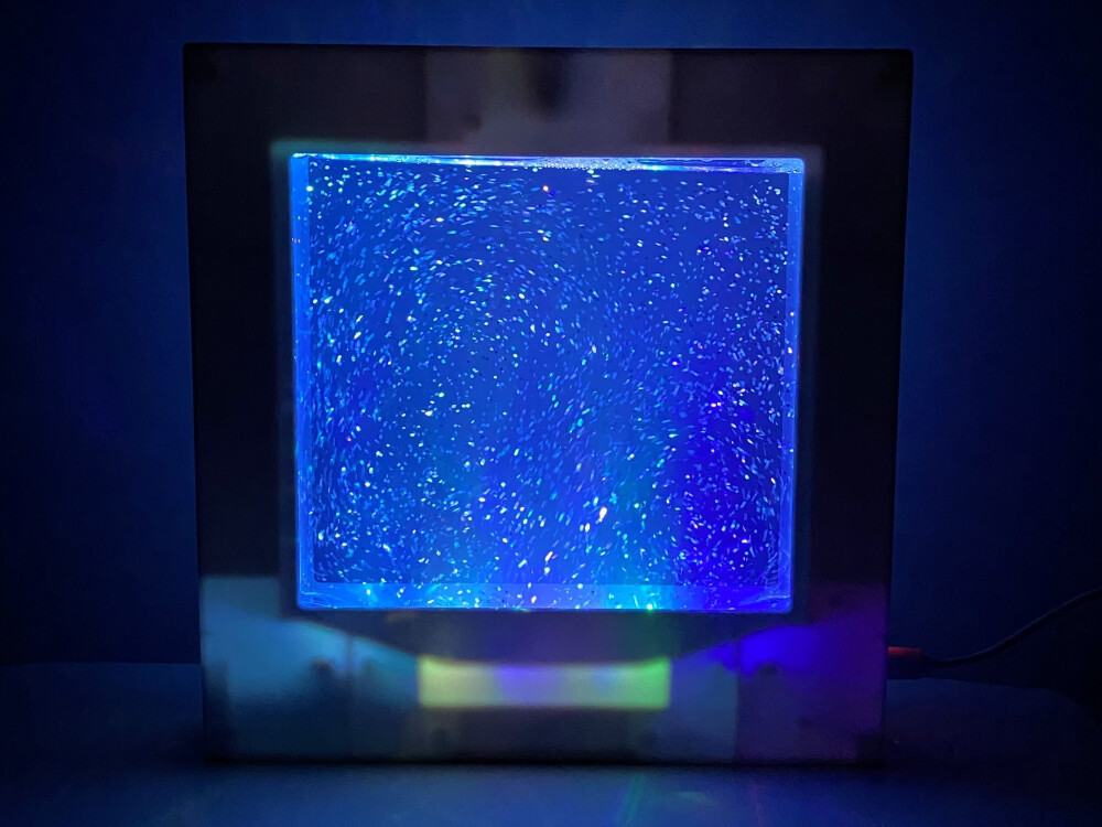 Glitter Filled Square