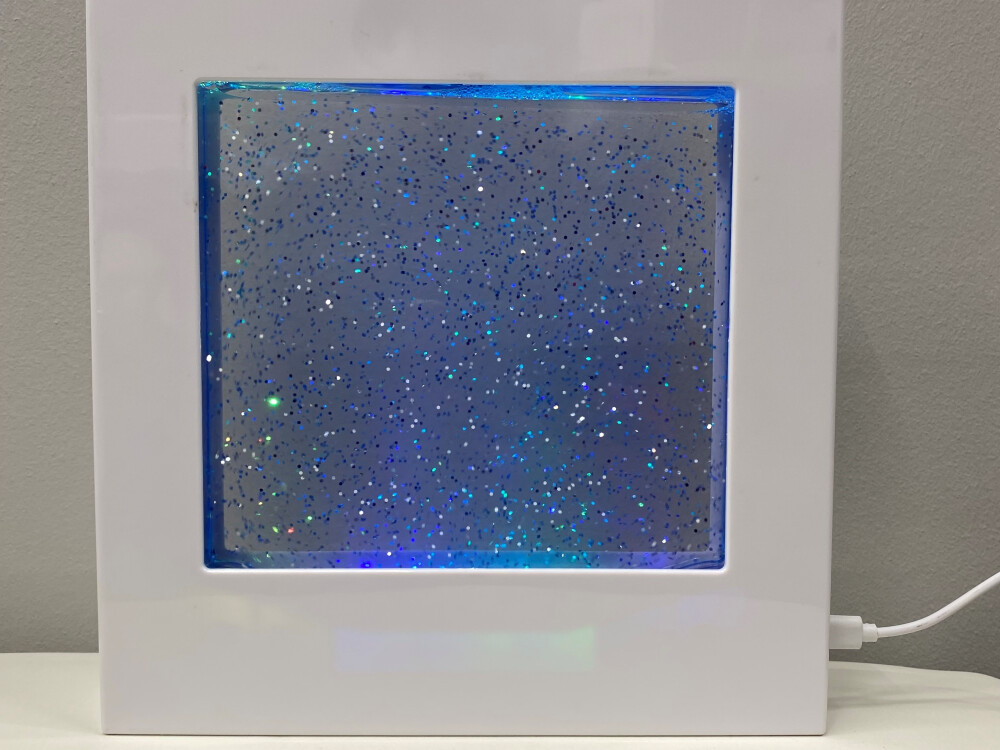 Glitter Filled Square