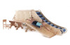 Extended Wooden Therapeutic Sensory Climb System Set + Slide