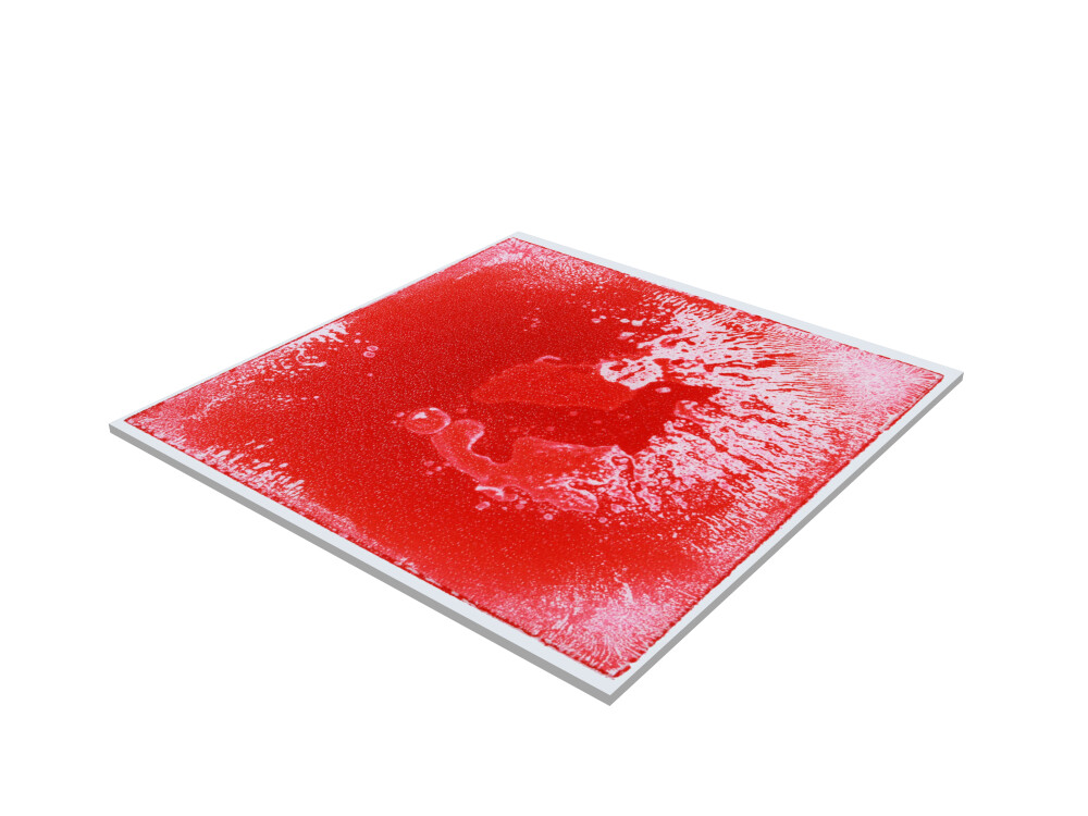 Liquid Floor Tile Red