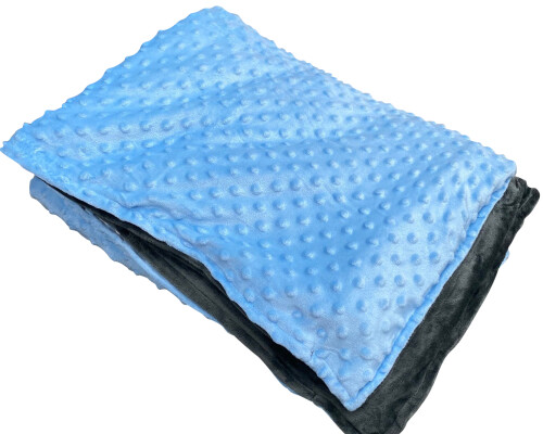 3kg Weighted Blanket Small (90 X 100) Blue/grey