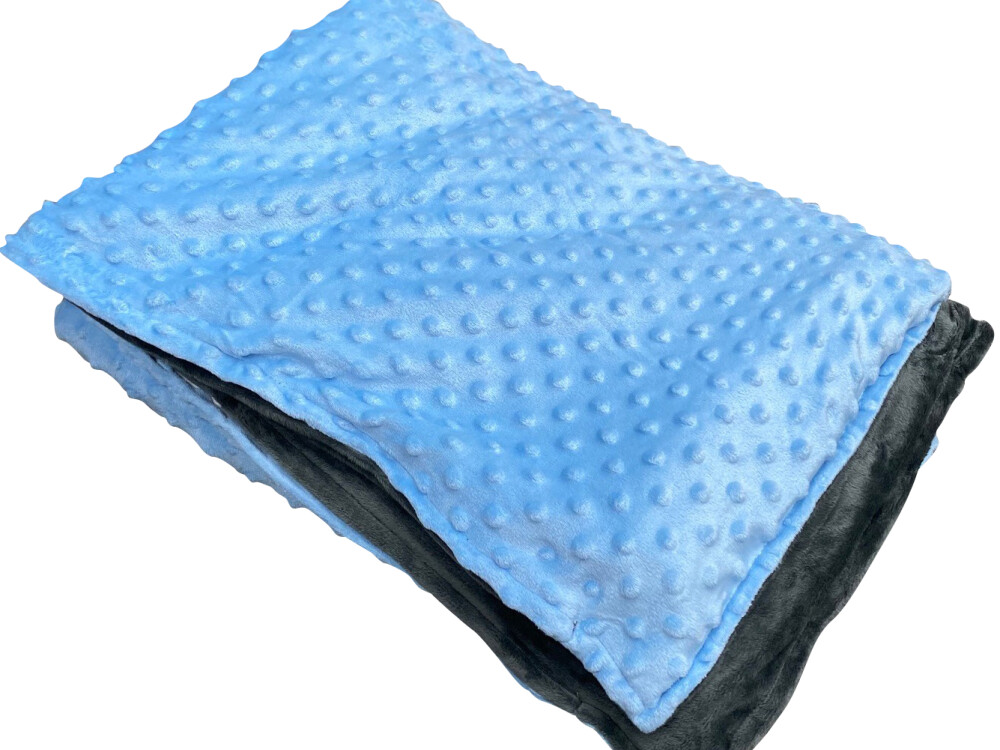 3kg Weighted Blanket Small (90 X 100) Blue/grey