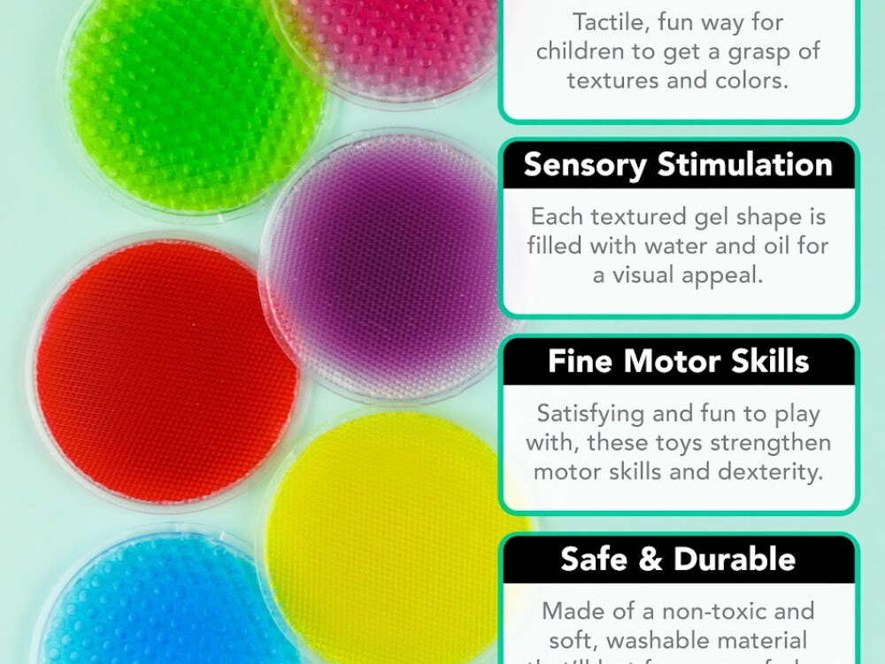 Fidget Squidgy Textured Circles