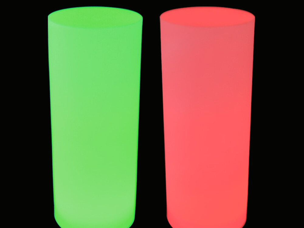 Colour Changing Cylinder 96cm (interchangeable Eu/uk Adapter)