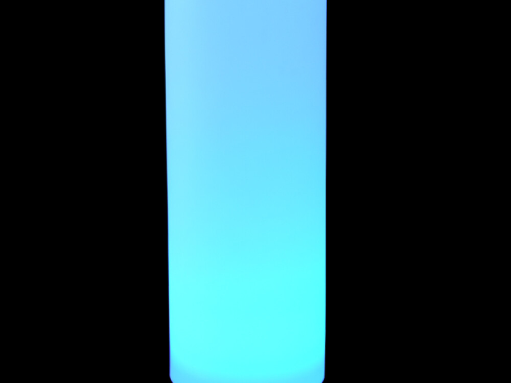 Colour Changing Cylinder 96cm (interchangeable Eu/uk Adapter)