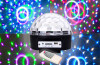 Disco Ball + Speakers, Sd/usb Slot, Bluetooth (interchangeable Eu/uk Adapter)