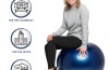 65cm Balance Ball No Roll Weighted Seat  Blue