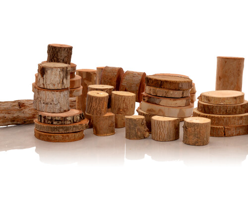 Wooden Log Set (38 Pieces)