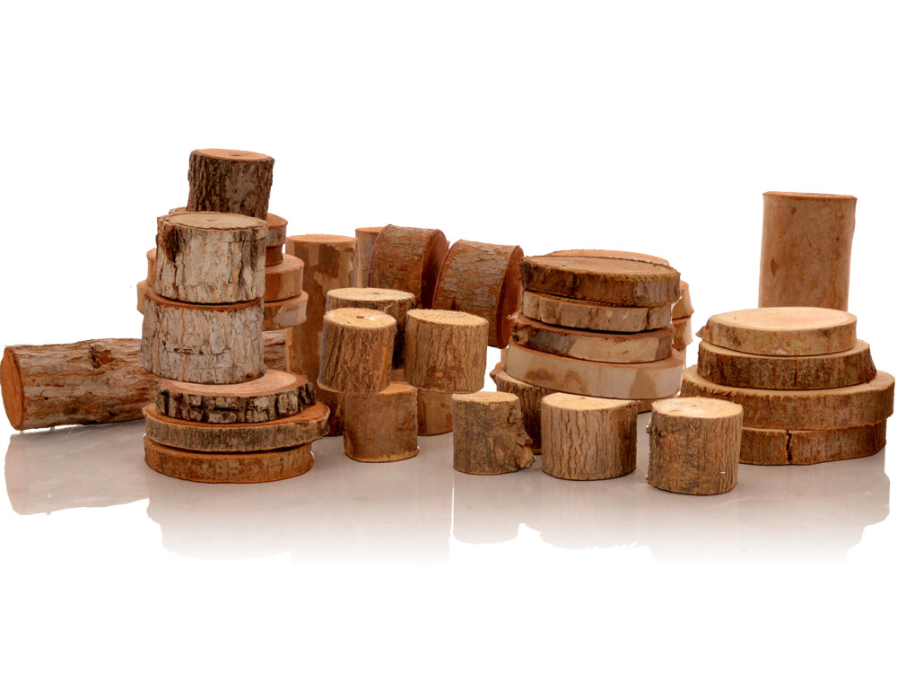 Wooden Log Set (38 Pieces)