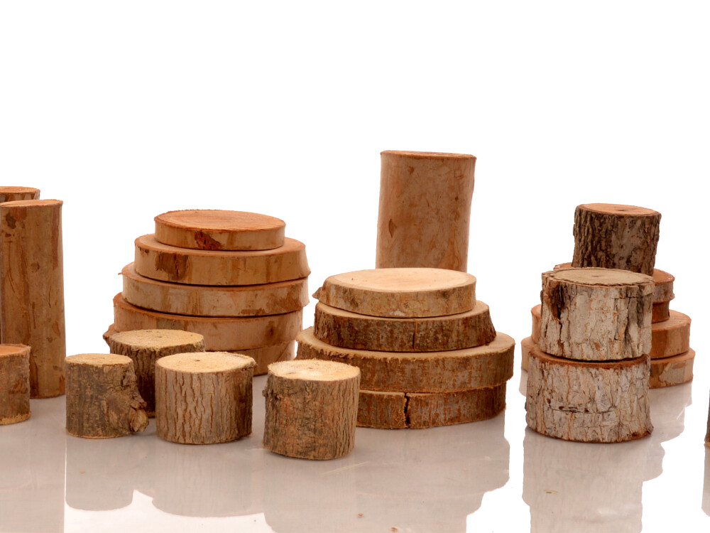 Wooden Log Set (38 Pieces)