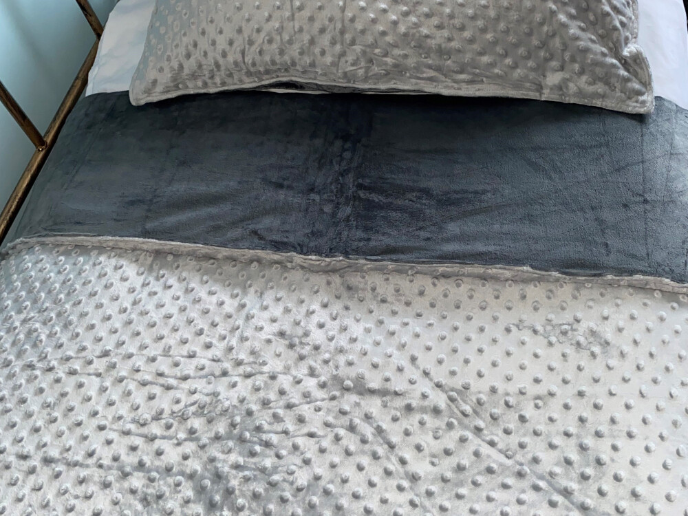 7kg Weighted Blanket - Grey/grey