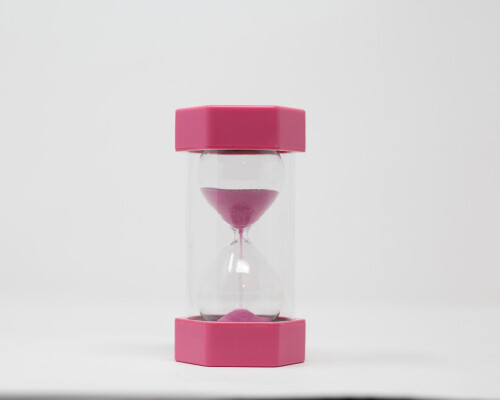 Large Event Sand Timer - 2 Min. - Pink