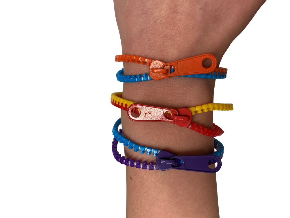 Zip Fidget Bracelet 3pk