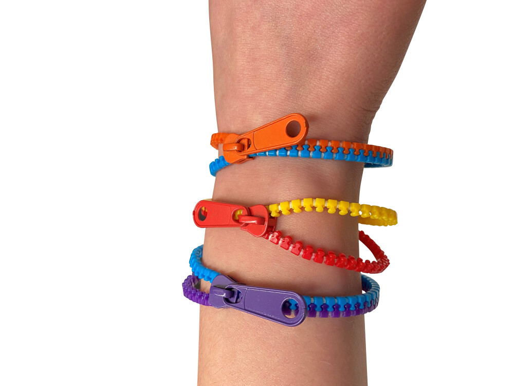 Zip Fidget Bracelet 3pk