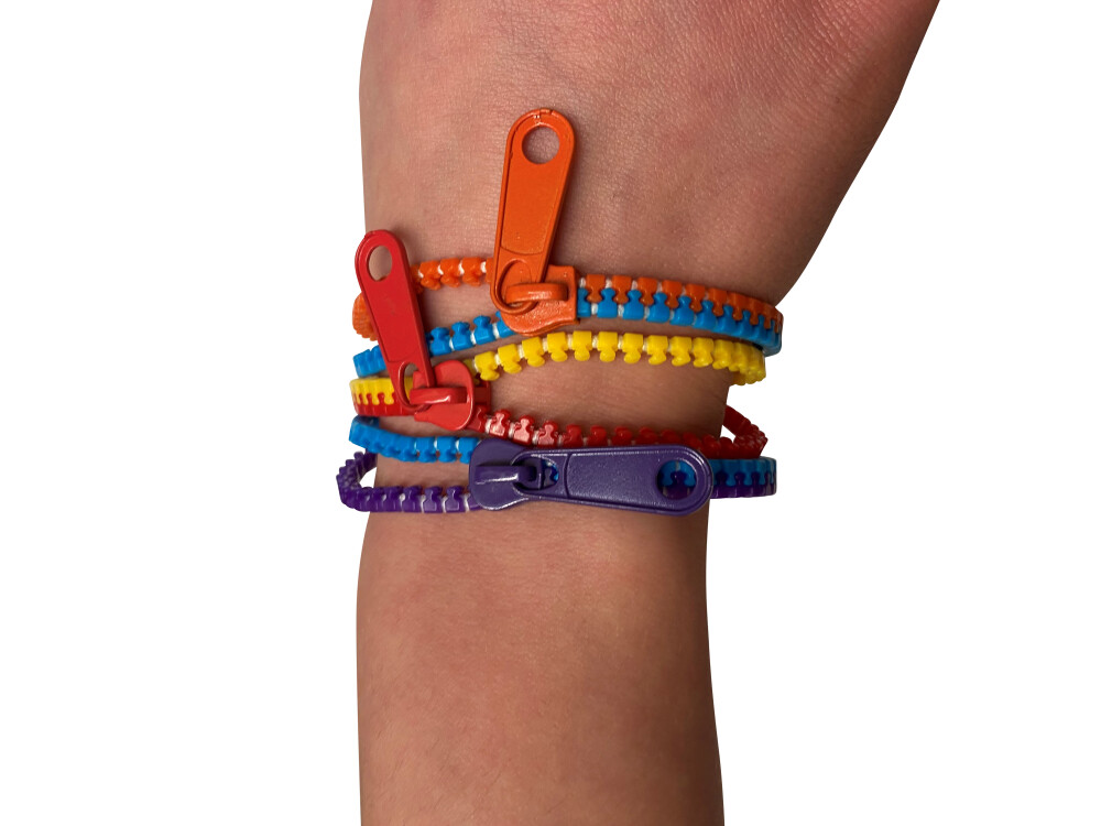 Zip Fidget Bracelet 3pk