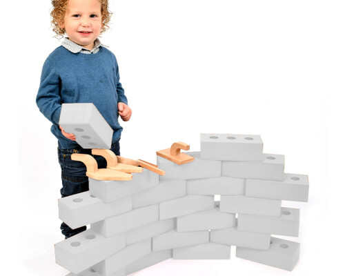 White Foam Bricks