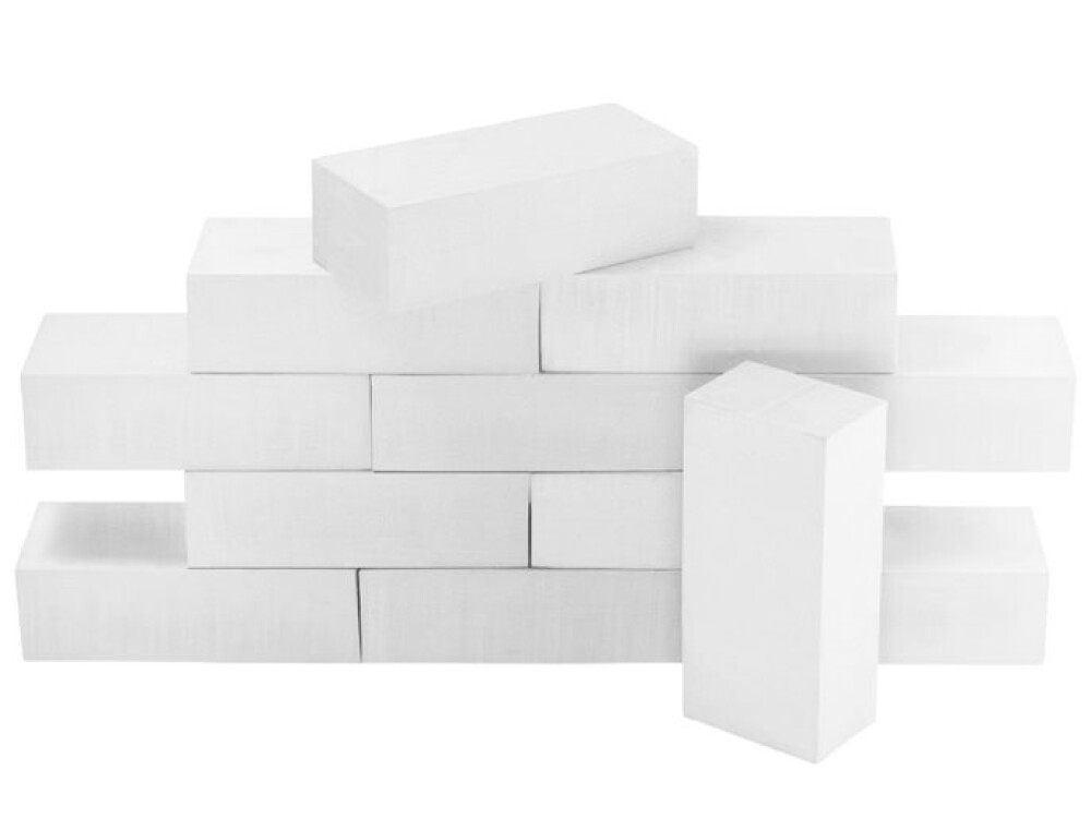 White Foam Bricks