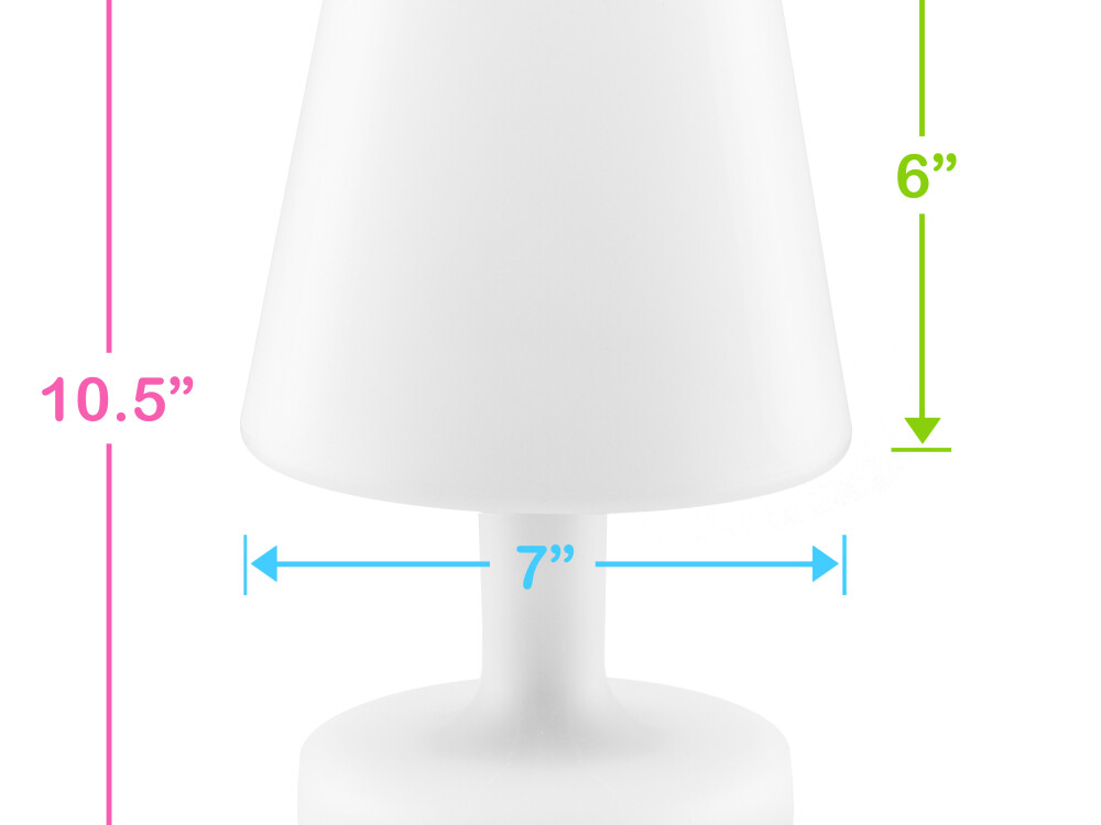 Colour Changing Lamp (interchangeable Eu/uk Adapter)