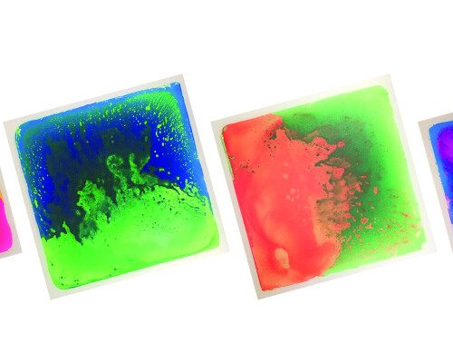 Uv Sensory Liquid Floor Tiles (40x40cm Set Of 4)