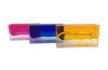 Fidget Ooze Tubes - A  (3x Rectangle) Purple, Yellow, Pink