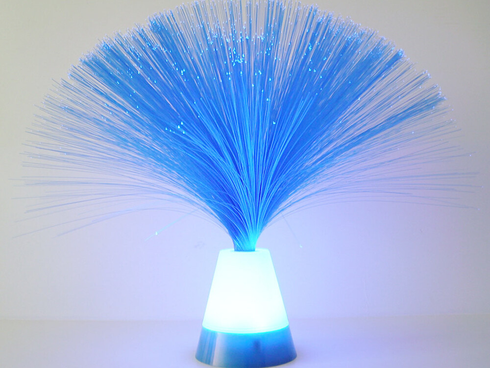 4 Medium (25cm) Fibre Optic Lights - Light Up Base (battery Operated - Not Included)