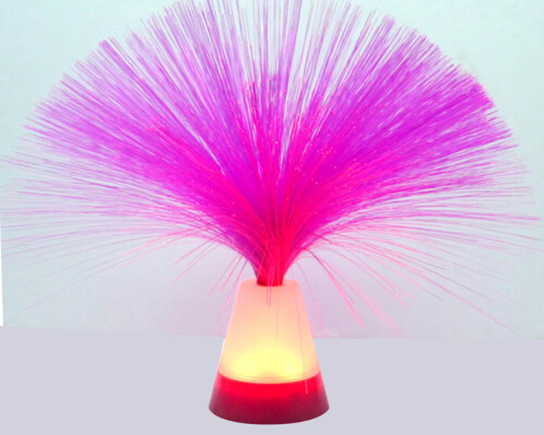 4 Medium (25cm) Fibre Optic Lights - Light Up Base (battery Operated - Not Included)