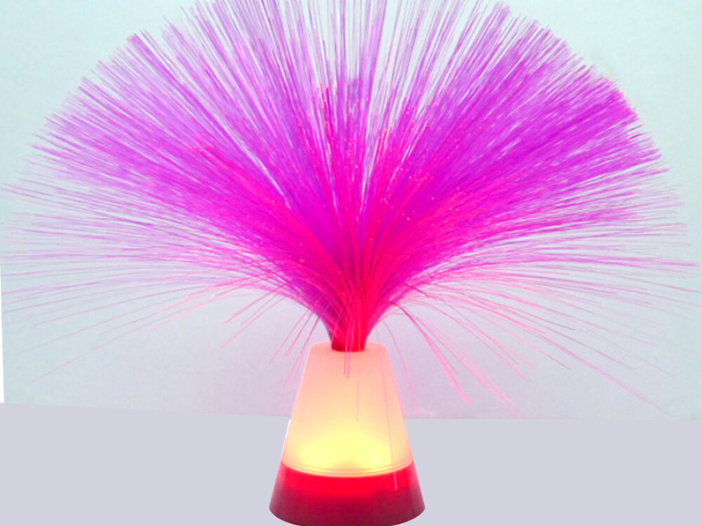 4 Medium (25cm) Fibre Optic Lights - Light Up Base (battery Operated - Not Included)