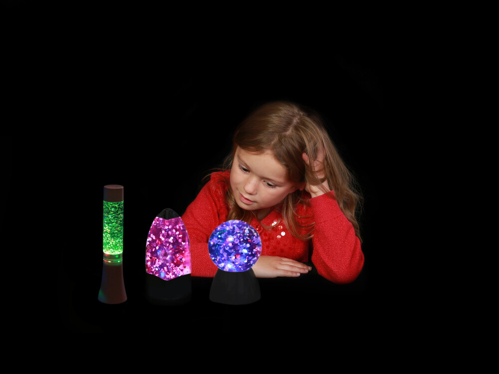 Sensory Twin Tornado Glitter Lamp (usb Adapter)