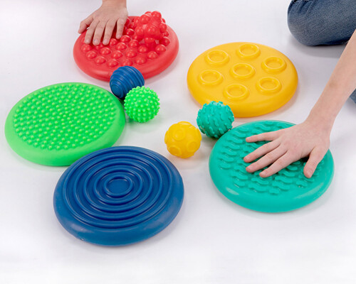 Memory Sensory Game (with Textured Pads And Balls)