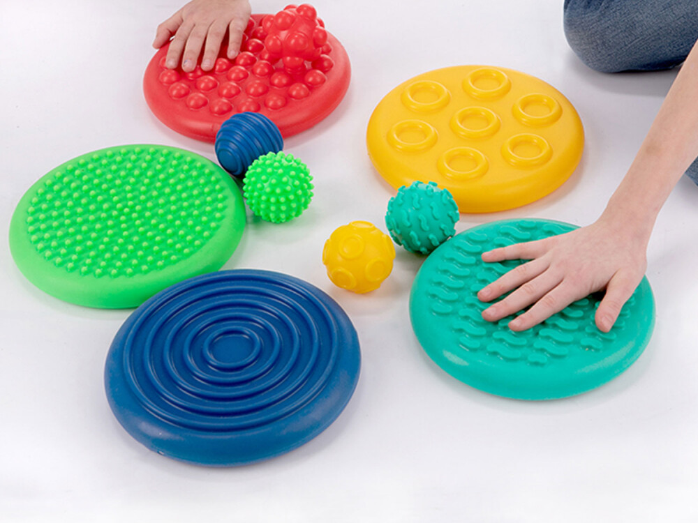 Memory Sensory Game (with Textured Pads And Balls)