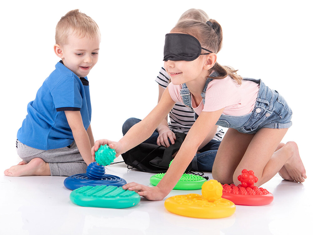 Memory Sensory Game (with Textured Pads And Balls)