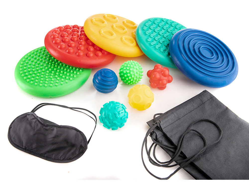 Memory Sensory Game (with Textured Pads And Balls)