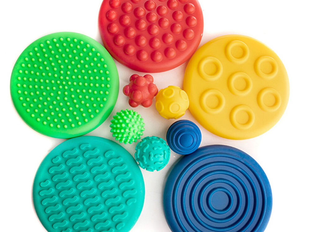 Memory Sensory Game (with Textured Pads And Balls)