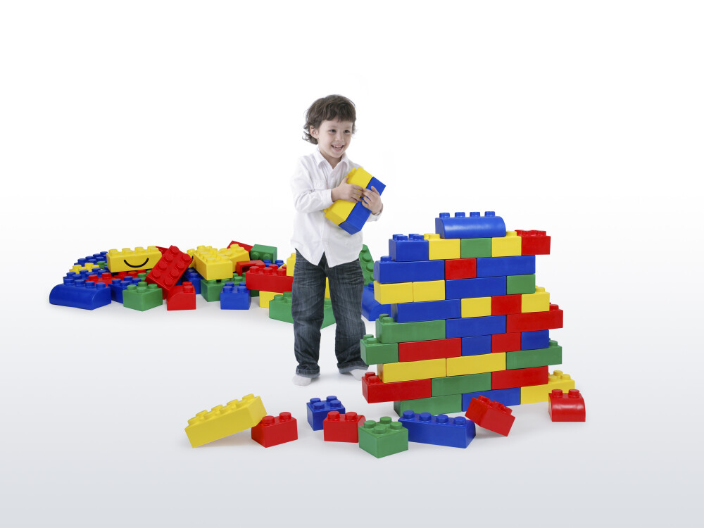 Wise Big Block Set Primary Colours (42 Pieces)