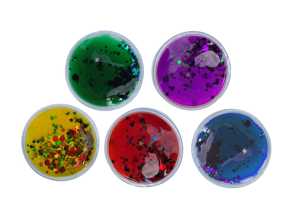 Squidgy Sparkle Circles (set Of 5)