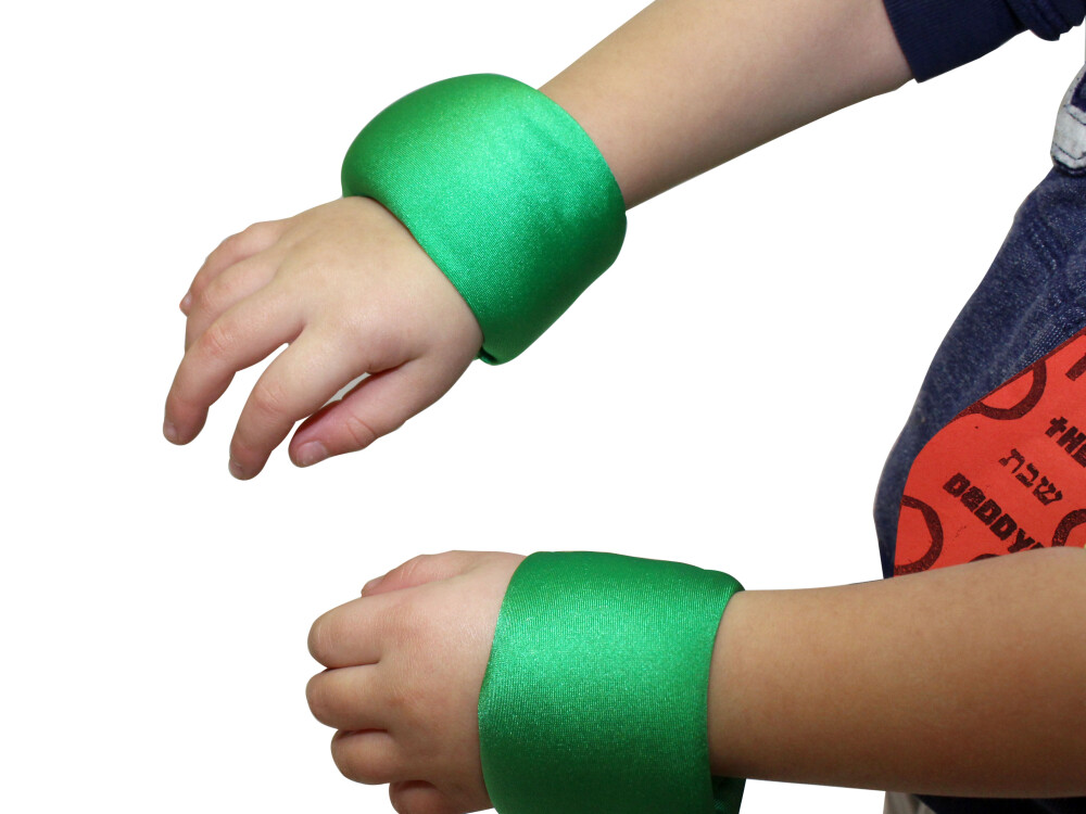 Weighted Child Wrist Bands Pair - 200g Each 