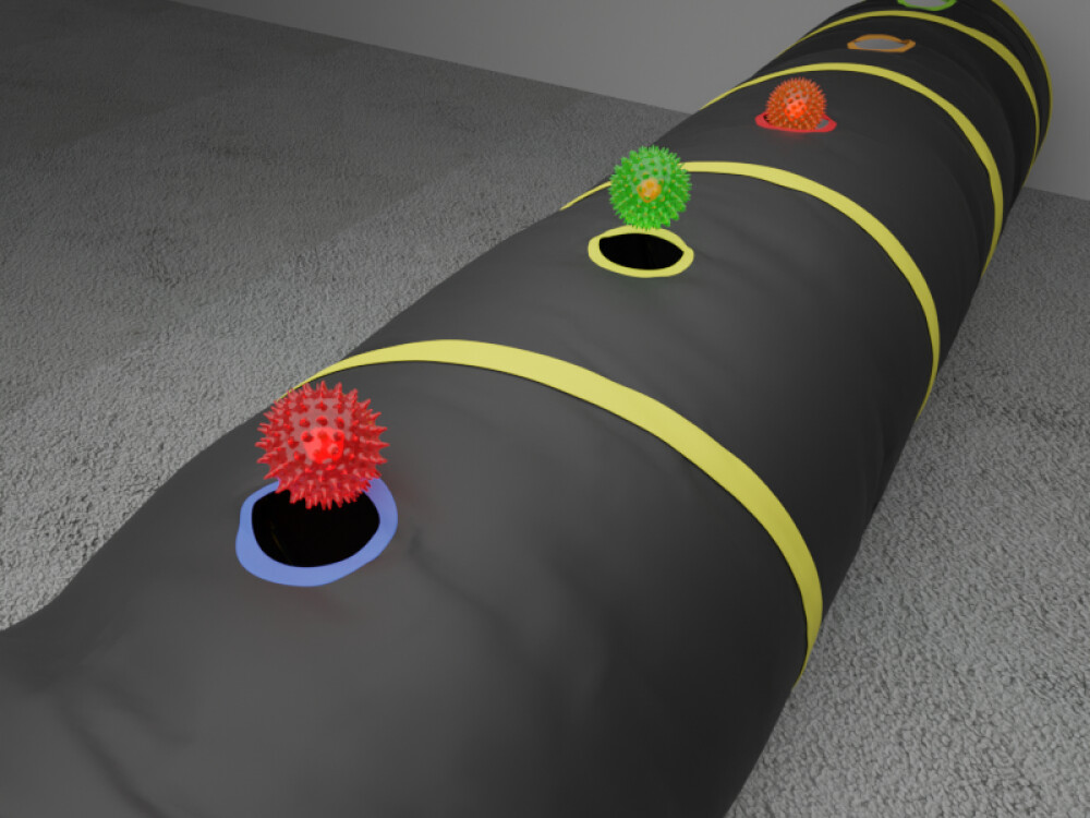 Sensory Pop Up Tunnel With Led Balls