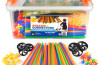 Straws & Connectors Construction Set (856 Pieces Including Wheels)